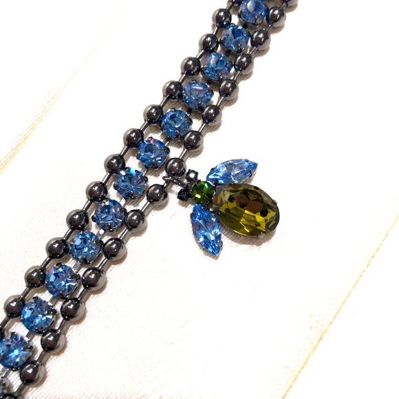 Coach Jewelry - 🎉SALE🎉Coach 3-Strand Crystal Bee Charm Bracelet